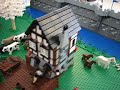 Medieval Town and Harry Potter Castle in Lego