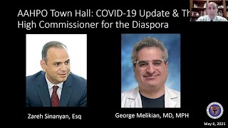 COVID-19 Update & The High Commissioner for the Armenian Diaspora