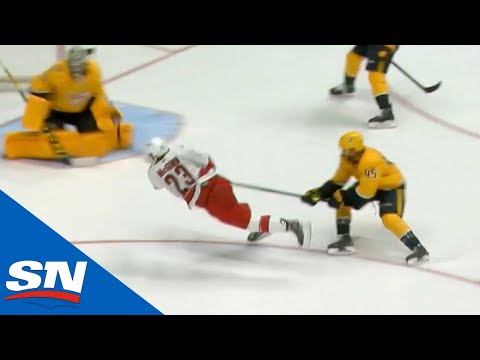 Brock McGinn Gets Hurricanes Early Goal Right Off The Jump In Third Period