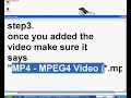 How to put a video on the nwzs615f How to put a video on the nwzs615f