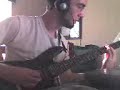 playin a riff that a friend wrote
