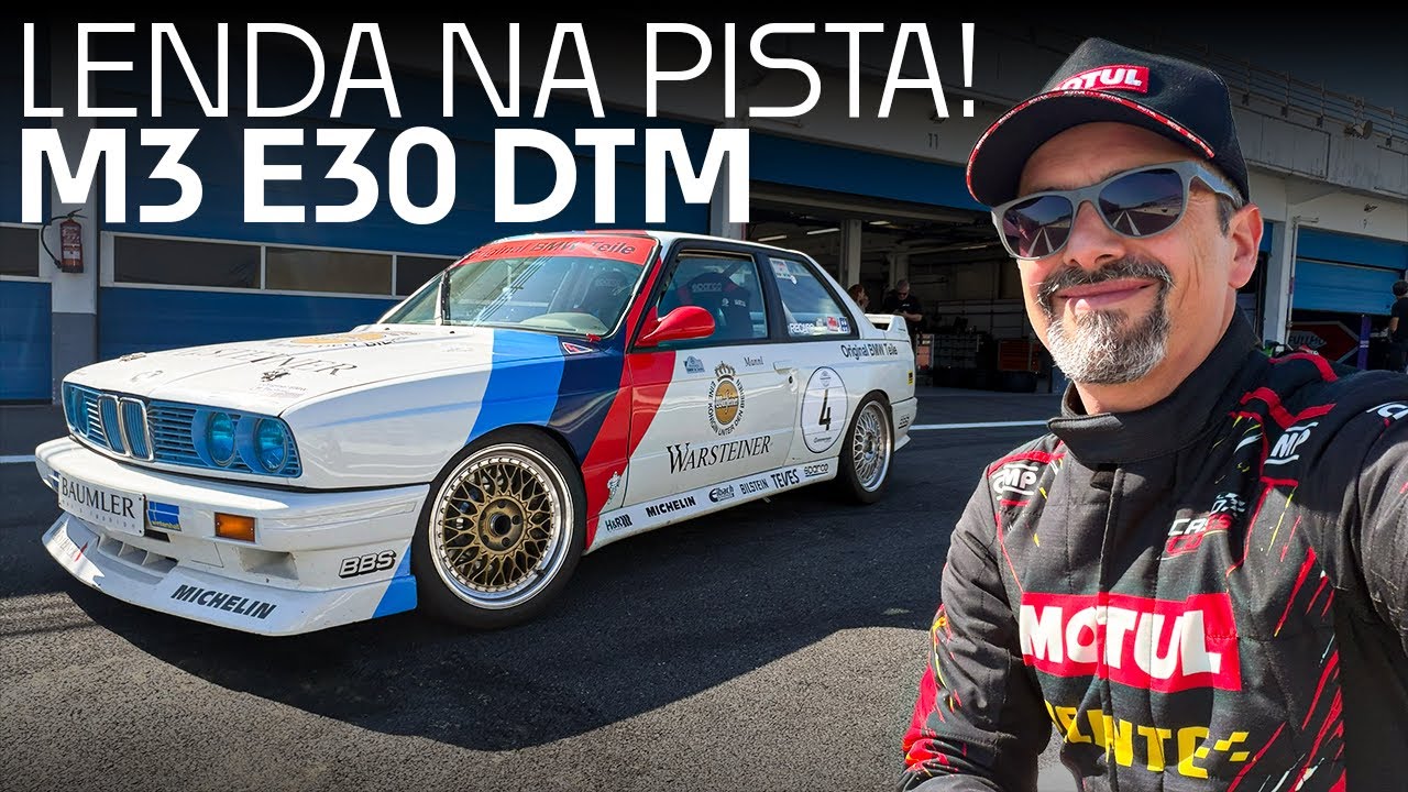 NA PONTA DOS DEDOS! Acelerei o inestimável BMW M3 E30 CAMPEÃO do DTM 1989 no Estoril!