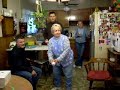 feisty 86 year old playing wii bowling being bossy