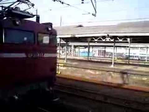 【日本の車窓から】富士・はやぶさ 下関駅 EF81連結作業