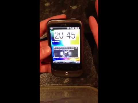 how to open htc phone