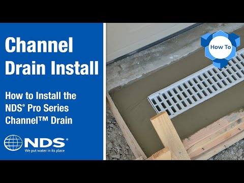 how to install nds channel drain