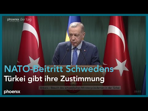 Pressekonferenz mit Recep Tayyip Erdoğan (Präs ...
