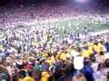 From the 2005 game when Leinart fumbled out of bounds and the clock ran out, only have the officials put 3 seconds back on.