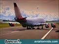 747 Jet Blast blowing car 747 Jet Blast blowing car