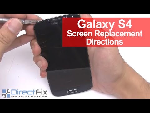 directfix - http://www.directfix.com/category/ANDROID.html Samsung Galaxy S4 Screen Replacement, Disassembly & Teardown Directions. Screen repair directions and teardown...