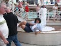 Ice Sculpture on Oceana with Jo B