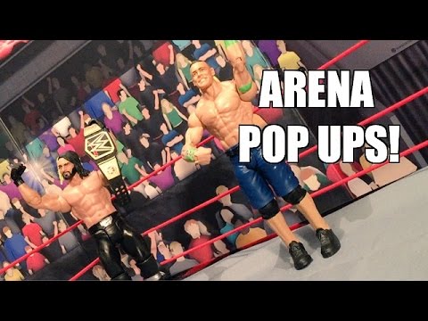 WWE ACTION INSIDER: Arena Pop Up CUSTOM CROWD BACKDROP Extreme Sets REVIEW