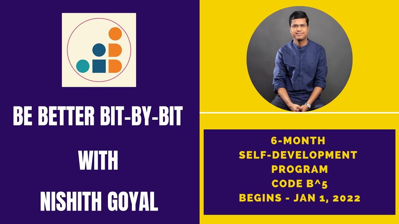 Be Better Bit By Bit - Program B^5