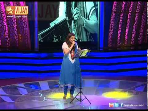 Super Singer - Sadhana Sargam sings Katril Oru Vaarthai