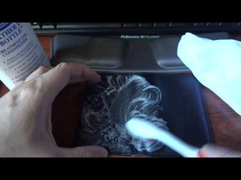 how to clean old leather belt