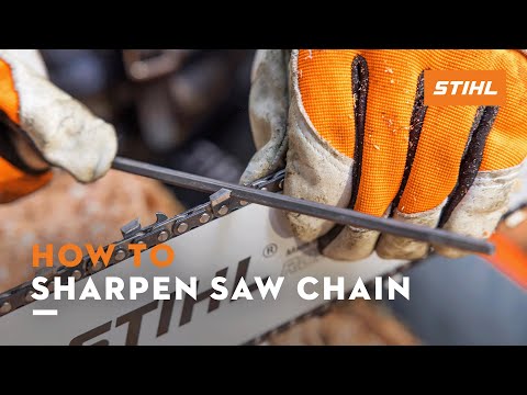 Chainsaw - The STIHL How To Series provides you with some simple tips for sharpening the chain on your chain saw. Keeping your chain in good condition and sharpened pro...