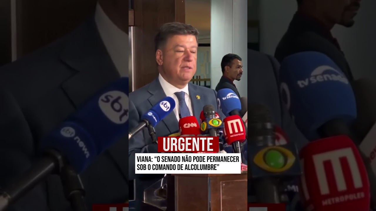 CARLOS VIANA DIZ QUE DAVI ALCOLUMBRE NÃO PODE SER MAIS PRESIDENTE DO SENADO