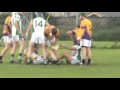 Man getting kicked in the groin
