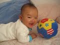 Jovy is biting the ball