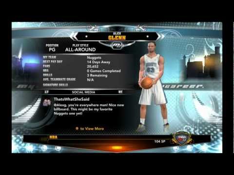 how to get more sp in nba 2k13