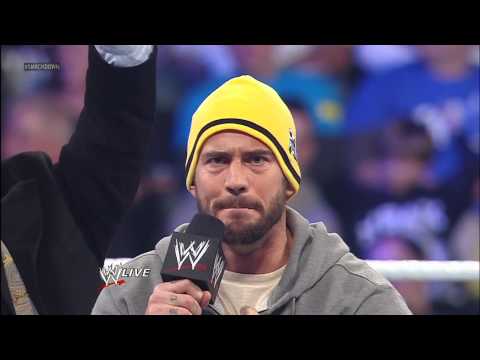 WWE Champion CM Punk - Ryback interrupts one of CM Punk's infamous pipebombs to inform the WWE Champion that they will compete in a TLC Match for the WWE Title on the first Raw of ...
