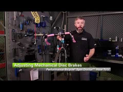 how to adjust disc brakes