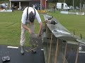 Giant electric Vickers Vimy rc model flying in Karlskoga, Sweden
