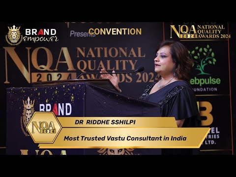 Dr Riddhe Sshilpi Speech at National Quality Awards 2024 By Brand Empower