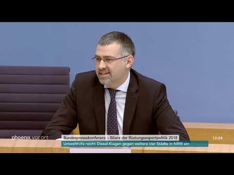 Bundespressekonferenz: Vorstellung des Rstungsexport ...