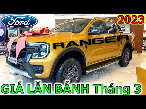[GIÁ LĂN BÁNH] Xe bán tải Ford Ranger 2023 bảng giá chi tiết mới nhất Tháng 3