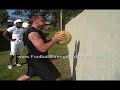 Football Training - Medicine Ball Chest Pass
