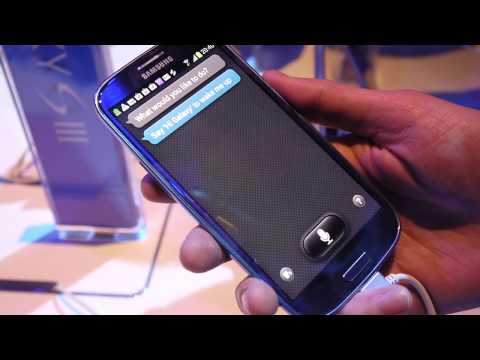 Samsung Galaxy S III: S Voice feature demo