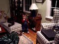 Maine Coon Kitten and Baby Play