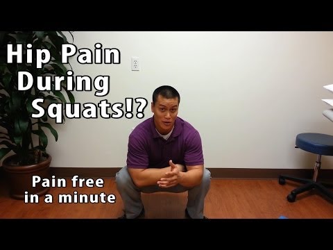 how to relieve pain after squats