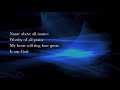 Chris Tomlin – How great is our God lyrics