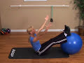 Stability Ball Core Exercises : Stability Ball V-Sit Up Exercise Stability Ball Core Exercises : Stability Ball V-Sit Up Exercise