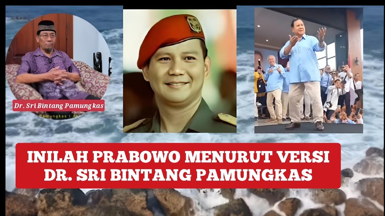 Prabowo menurut versi Dr. Sri Bintang Pamungkas, mengalami guncangan jiwa.