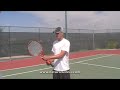 Volley with Two Handled Tennis Racket