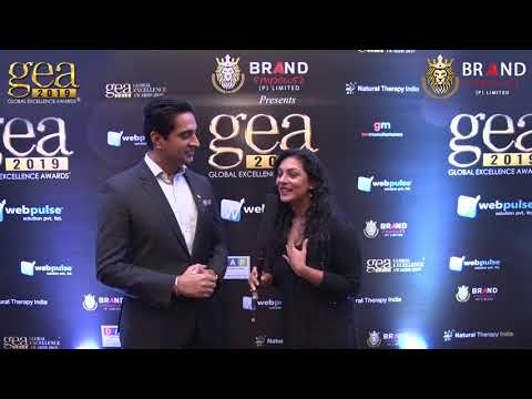 Simerjeet Singh at Global Excellence Awards in Mumbai Organised by Brand Empower
