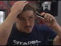 Nick shaves his head