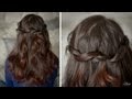 Twisted Waterfall Hairstyle