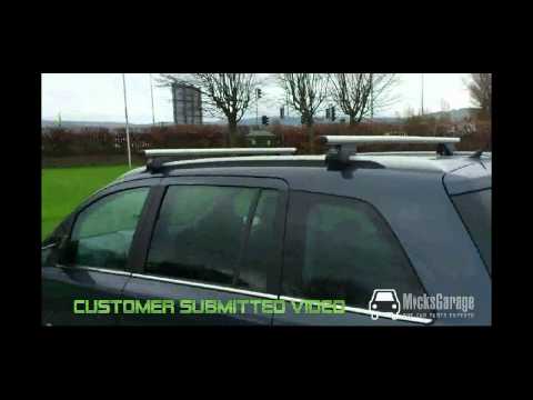 how to fit zafira roof bars