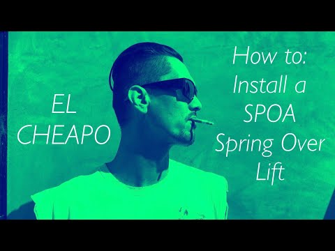 How to install a spring over SPOA LIFT