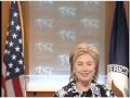Hillary Clinton In A Sling