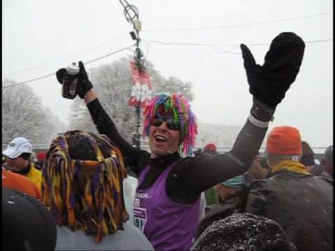 Running the slushy 2009 Shamrock Shuffle