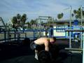 205 Power Snatch at Muscle Beach