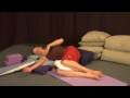 Restorative Yoga : Yoga Side Lying Pose