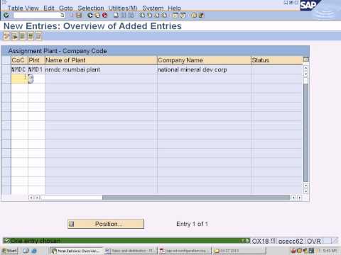 how to define company code in sap sd