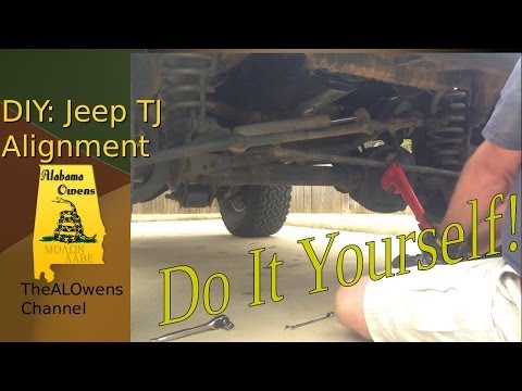 how to measure caster jeep tj