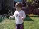 Cooper in the Sprinkler